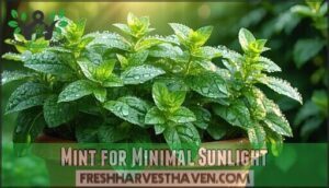 mint for minimal sunlight
