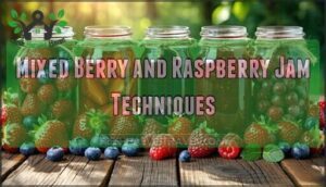 mixed berry and raspberry jam techniques