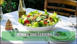 mixing and serving tips