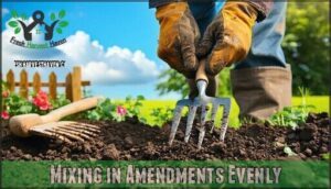 mixing in amendments evenly