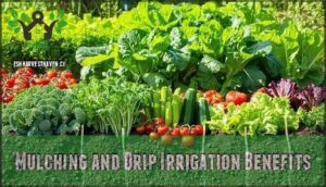 mulching and drip irrigation benefits