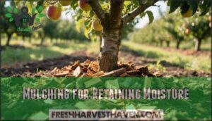 mulching for retaining moisture