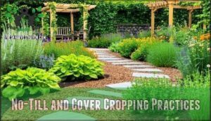 no-till and cover cropping practices