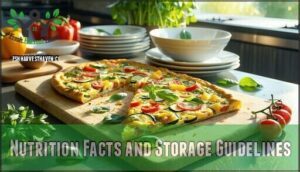 nutrition facts and storage guidelines