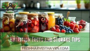 nutrition facts and storage tips