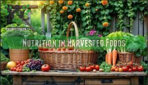 nutrition in harvested foods