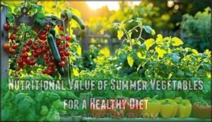 nutritional value of summer vegetables for a healthy diet