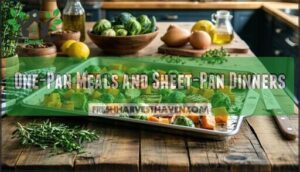 one-pan meals and sheet-pan dinners