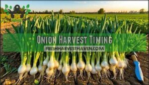 onion harvest timing