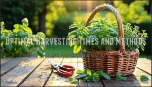 optimal harvesting times and methods