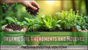 organic soil amendments and mulches
