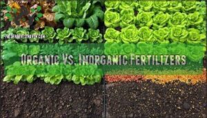 organic vs. inorganic fertilizers