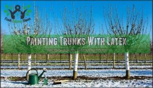 painting trunks with latex
