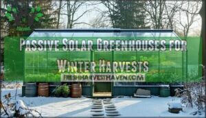 passive solar greenhouses for winter harvests