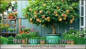 peach trees for small spaces