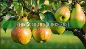 pear scab and quince rust