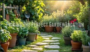 picking the perfect garden location