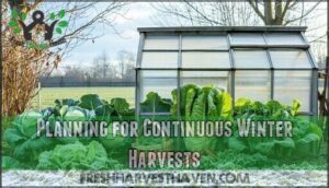 planning for continuous winter harvests