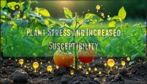 plant stress and increased susceptibility