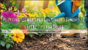 planting flowers for continuous blooms