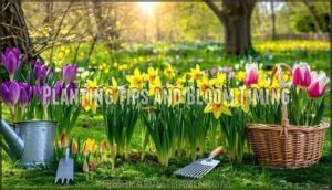 planting tips and bloom timing