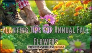 planting tips for annual fall flowers