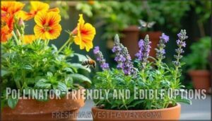 pollinator-friendly and edible options