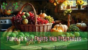 popular fall fruits and vegetables
