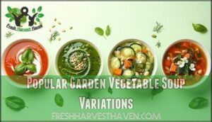 popular garden vegetable soup variations