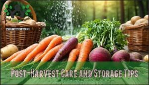 post-harvest care and storage tips