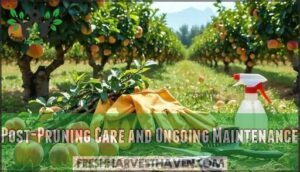 post-pruning care and ongoing maintenance
