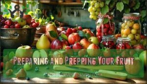 preparing and prepping your fruit