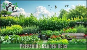 preparing garden beds