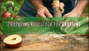 preparing rootstock for grafting