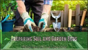 preparing soil and garden beds