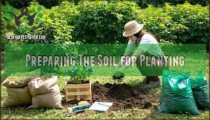 preparing the soil for planting