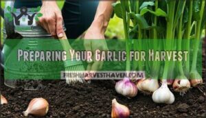 preparing your garlic for harvest