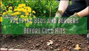 prepping beds and borders before cold hits
