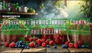 preserving berries through canning and freezing