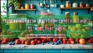 preserving fresh fruit from garden 2