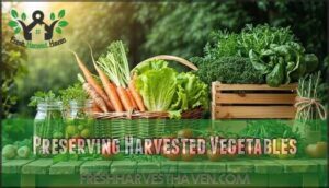 preserving harvested vegetables