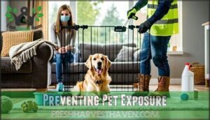 preventing pet exposure