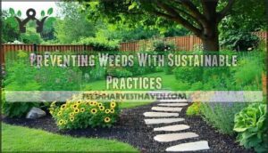 preventing weeds with sustainable practices