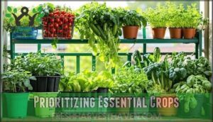 prioritizing essential crops
