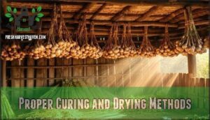 proper curing and drying methods