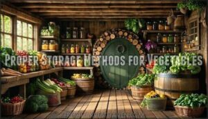 proper storage methods for vegetables