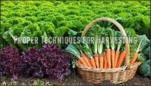 proper techniques for harvesting