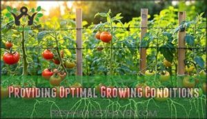 providing optimal growing conditions