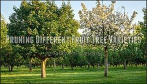 pruning different fruit tree varieties