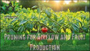 pruning for airflow and fruit production